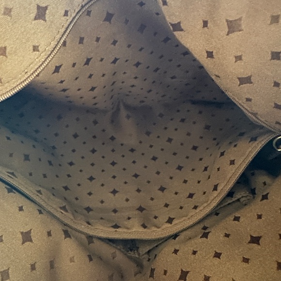 Women's Fossil Explorer Messenger Bag Fold Over Tote Crossbody RED Large - Picture 7 of 10